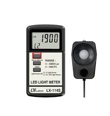LX-114S Apgaismojuma limeņa mērītājs, ieskaitot LED