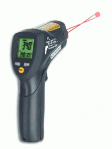 Modelis ScanTemp 485 Bezkontakta termometrs ar infrasarkano staru. Mērīšanas diapazons  no -50 līdz +800°C