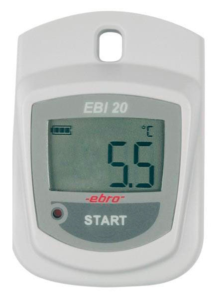 EBI 20-T1, Temperatūras mērīšana diapazonā -30°C...+60°C/0,1°C