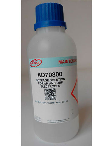 AD70300, Glabāšanas šķīdums pH un ORP elektrodiem 1/100 ml